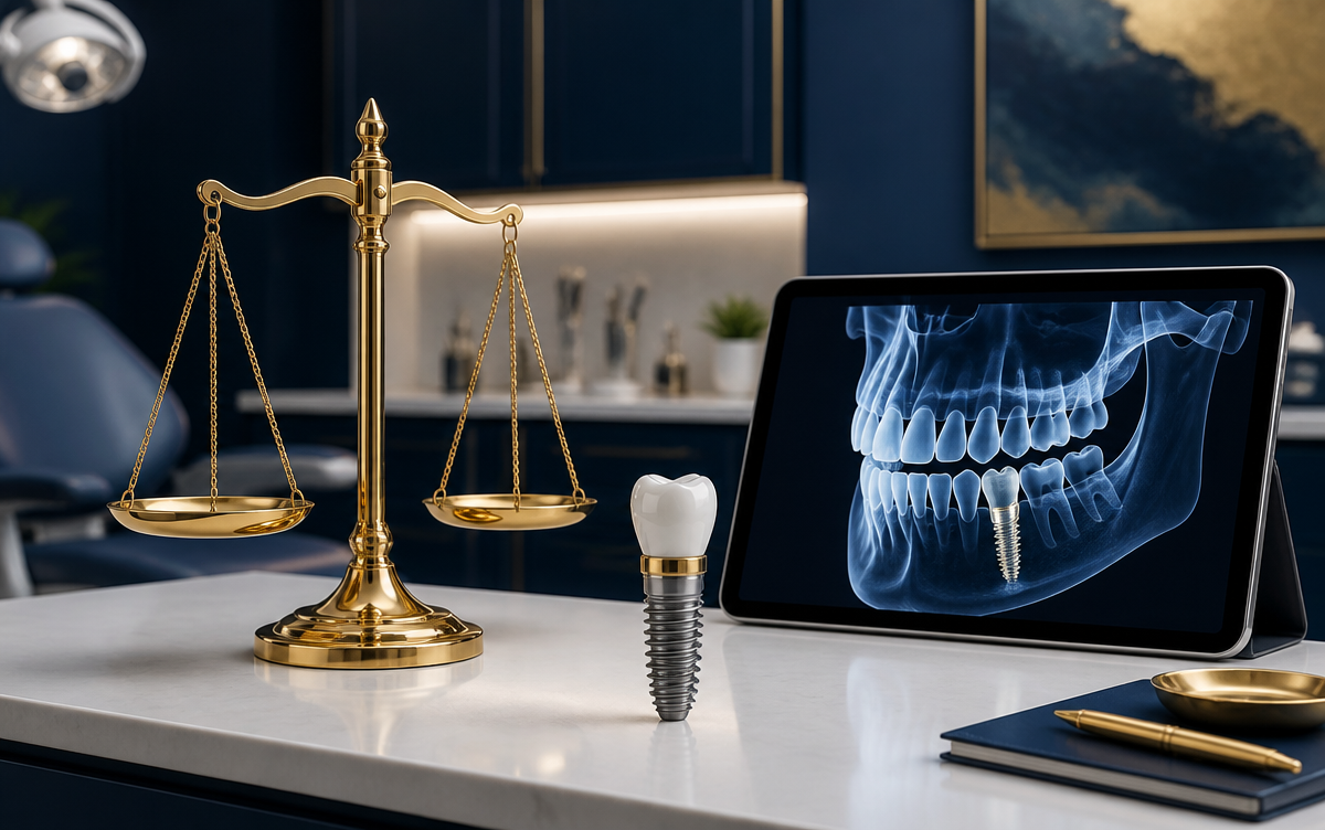 Por que a Implantodontia é a Área com Mais Processos na Odontologia? Uma Análise Clínica, Jurídica e Pericial